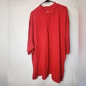 Gildan Dryblend Red Men's 5XL Short Sleeve Polo New Plus Size